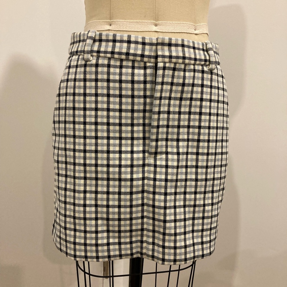 Madewell Plaid Mini Skirt